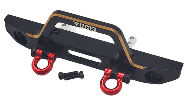 NHX RC Aluminum Front Bumper Set - Gold Side : SCX24 Deadbolt