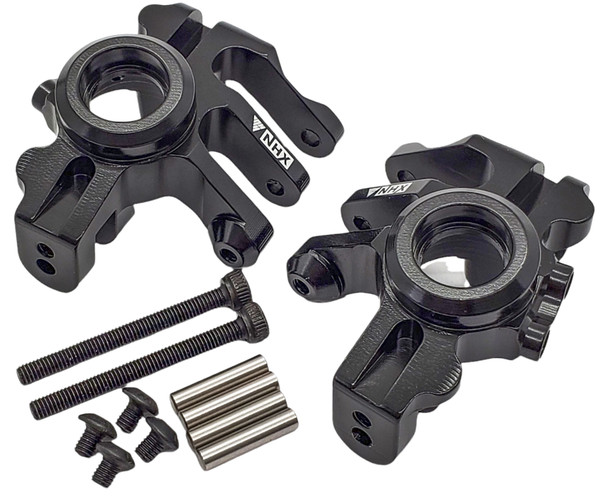 NHX RC Aluminum Front Steering Knuckle Black : RBX10 Ryft