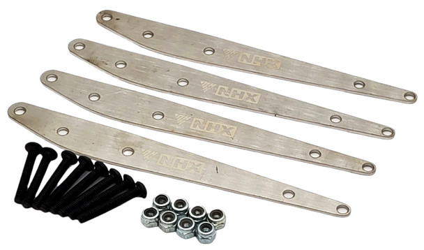 NHX RC Stainless Rear Lower Link Plate : RBX10 Ryft