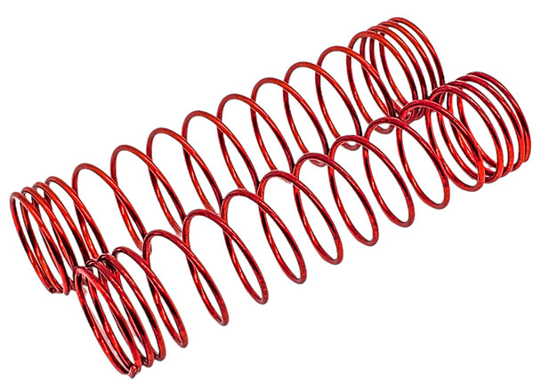 NHX RC Metal Shock Springs (2) Red: 1/10 Scale SCX10 / TRX-4 / GEN7/8