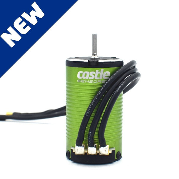 Castle Creations 060-0095-00 1412-2100Kv 1.50Y w/ 5mm Shaft Sensored Brushless Motor
