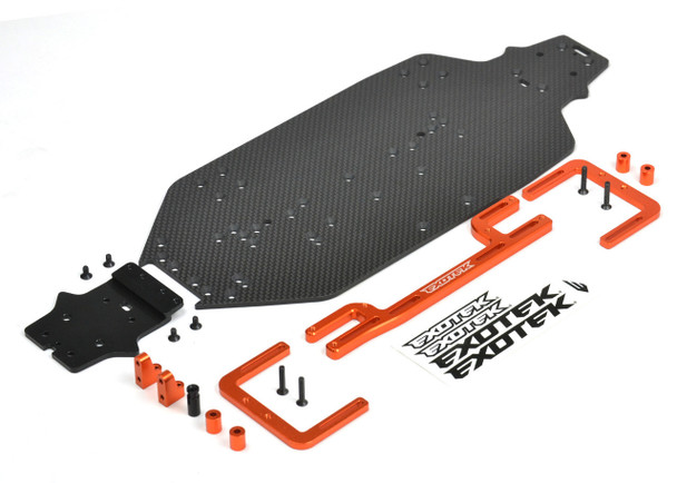 Exotek 1883 High Speed Carbon Fiber Chassis Conversion Set : HPI WR8