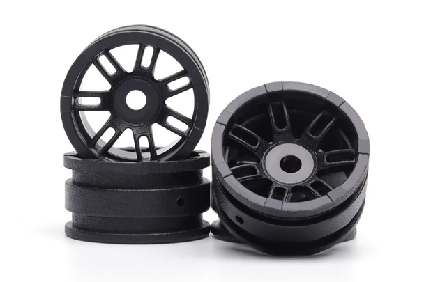 Orlandoo Hunter Model GA0012 7 Plastic Wheels Hubs 15mm Black (4) : 1/32 - 1/35