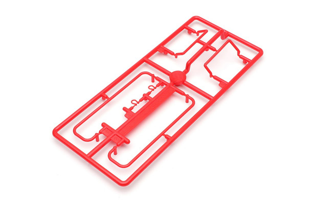 Orlandoo Hunter Model SA0090 RV Plastic Side-Skirts Bumper Red : 1/32 OH32N01