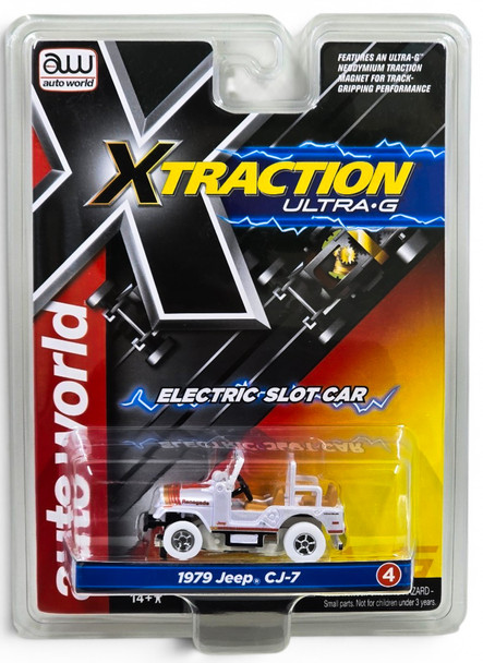 Auto World Xtraction R34 1979 Jeep CJ-7 iWheels HO Scale Slot Car