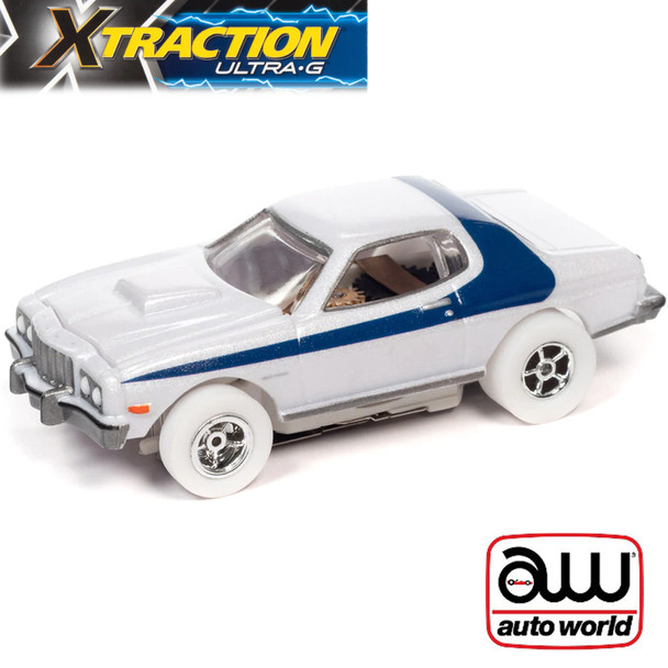 Auto World Xtraction R34 1976 Ford Torino iWheels HO Scale Slot Car