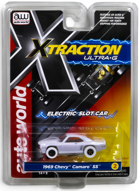 Auto World Xtraction R35 1969 Chevrolet Camaro iWheels HO Scale Slot Car