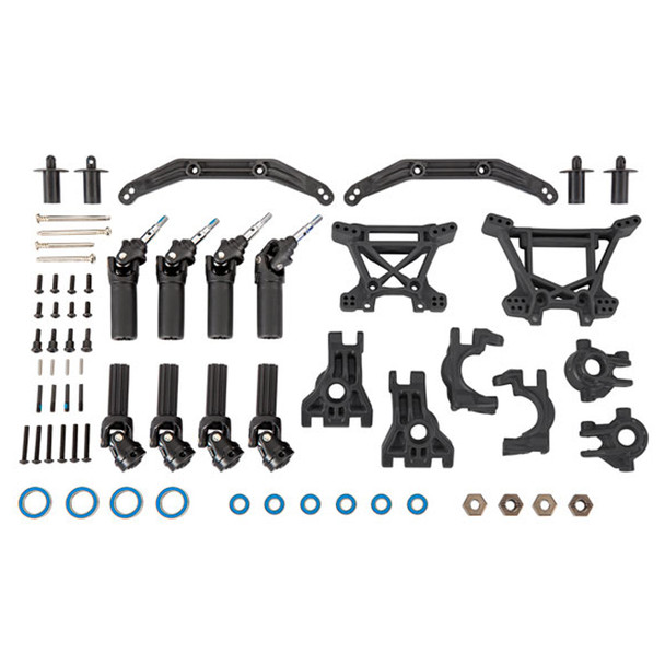 Traxxas 9080 Extreme Heavy-Duty Outer Driveline & Suspension Upgrade Kit Black