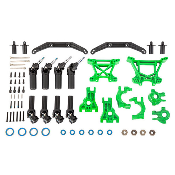 Traxxas 9080G Extreme Heavy-Duty Outer Driveline & Suspension Upgrade Kit Green