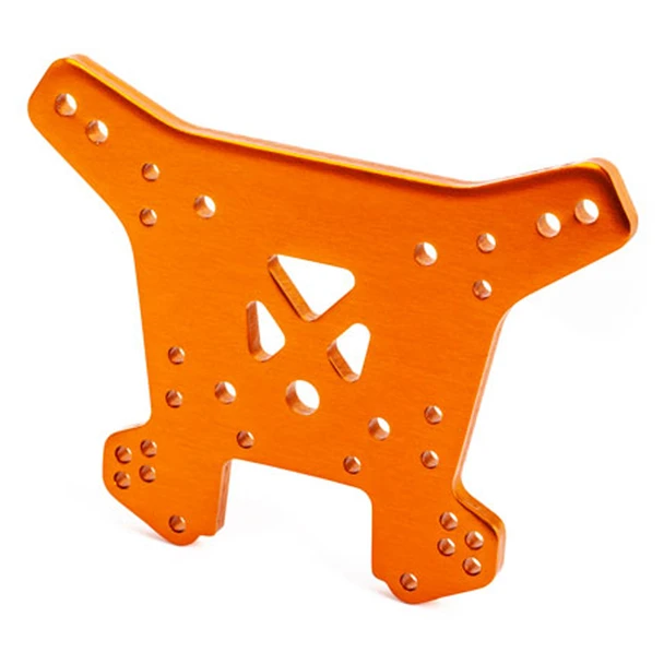 Traxxas 9538T Aluminum Rear Shock Tower Orange : Sledge