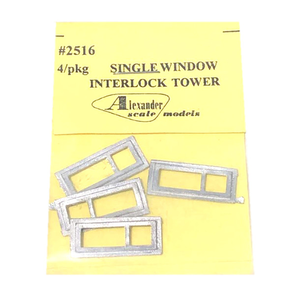 Alexander Scale Models 2516 Single Interlocking Tower Window HO Scale
