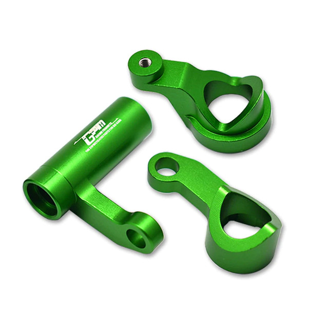 GPM Racing Aluminum Steering Assembly Set Green : Team Corally 1/10 Sketer XL4S