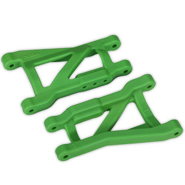 Traxxas 2750G Heavy Duty Rear L/R Suspension Arms Green (2) : Drag Slash / Bandit