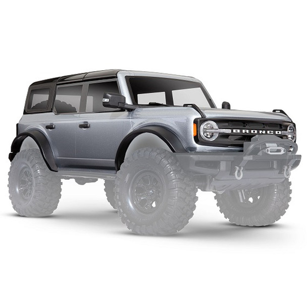 Traxxas 9211G Complete Painted Body Silver : TRX-4 Ford Bronco (2021)