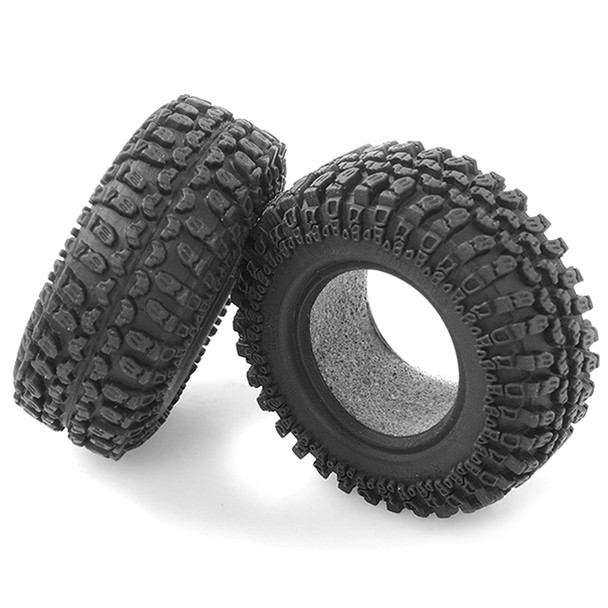 RC4WD Z-T0028 Rok Lox 1.0" Micro Comp Tires (2) w/ Foam Inserts