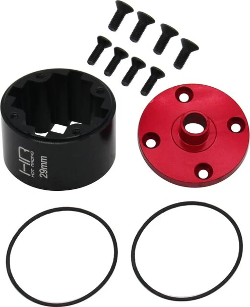 Hot Racing AON11ETN02 Modular Aluminum 29mm Differential Carrier Case 1/8 Arrma