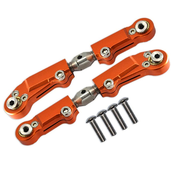 GPM Alum+Stainless Steel Adjustable Front Steering Tie Rod Orange : Corally Sketer