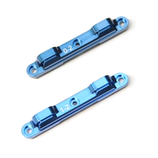 STRC STC91359-CB Alum Rear Toe-in Suspension Blocks (1 & 0 Deg.) Blue : DR10