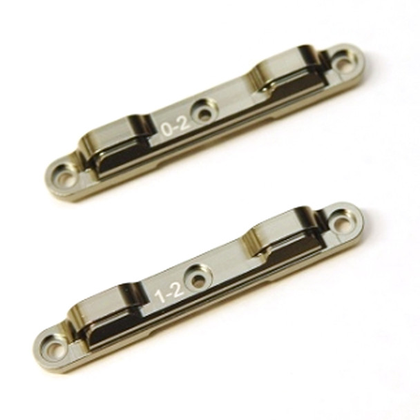 STRC STC91359-CGM Alum Rear Toe-in Suspension Blocks (1 & 0 Deg.) G.Metal : DR10