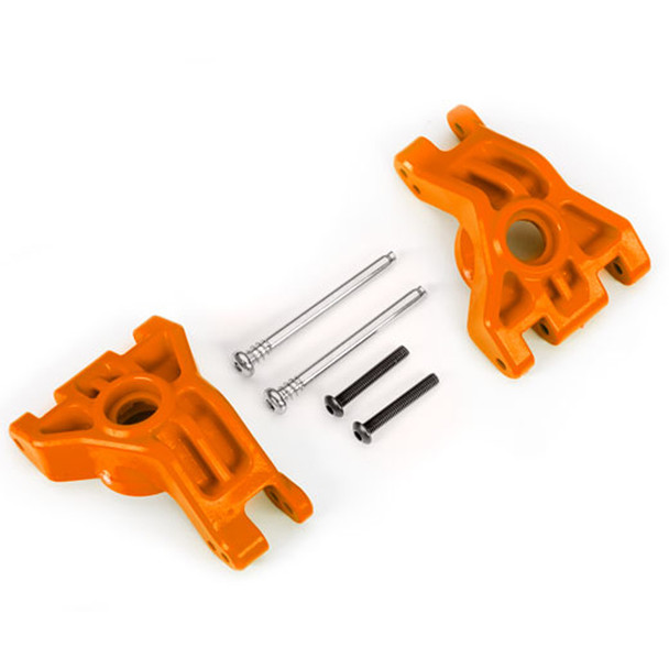 Traxxas 9050T Heavy Duty L/R Rear Sub Axle Carriers Orange : 4x4 Hoss/Rustler/Slash