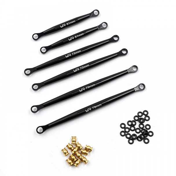 Yeah Racing AXSC-099 Aluminum Link Set : Axial SCX24 Jeep JT Gladiator