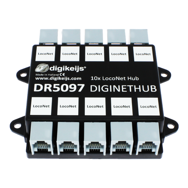 Digikeijs DR5097 DigiNetHub 10x LocoNet Divider