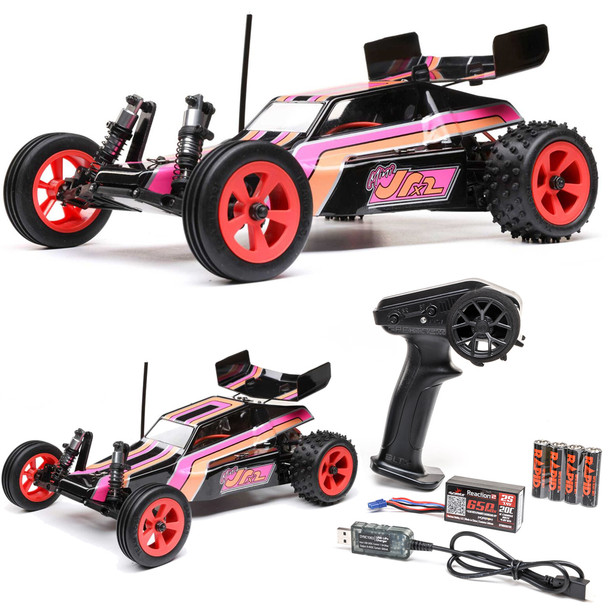 Losi LOS01020T3 1/16 Mini JRX2 Brushed 2WD Buggy RTR Black