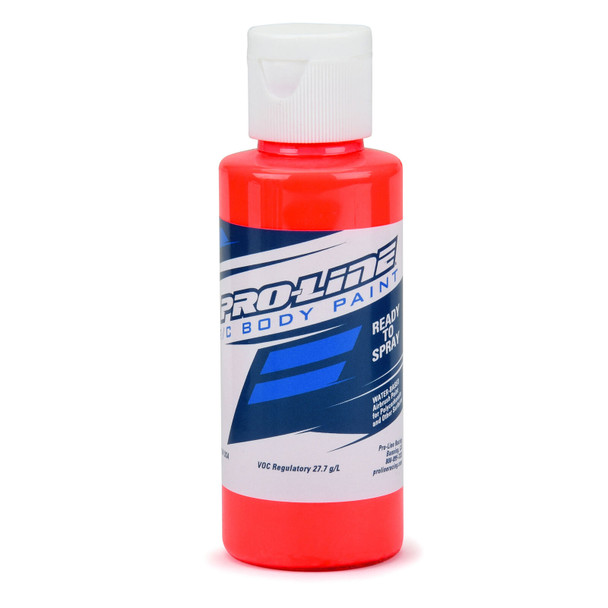 Pro-Line 6328-00 RC Body Paint 2fl oz. (60 ml.) Bottle - Fluorescent Red