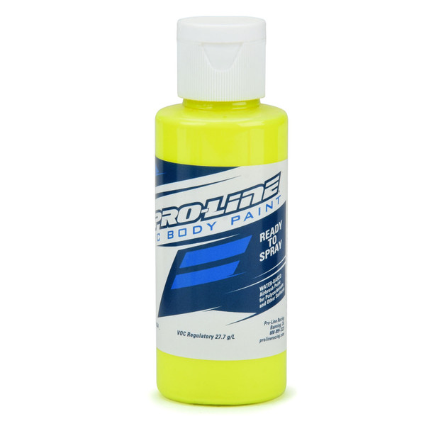 Pro-Line 6328-02 RC Body Paint 2fl oz. (60 ml.) Bottle - Fluorescent Yellow
