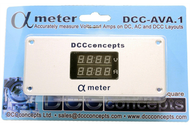 DCC Concepts Alpha Digital Meter for DC or DCC