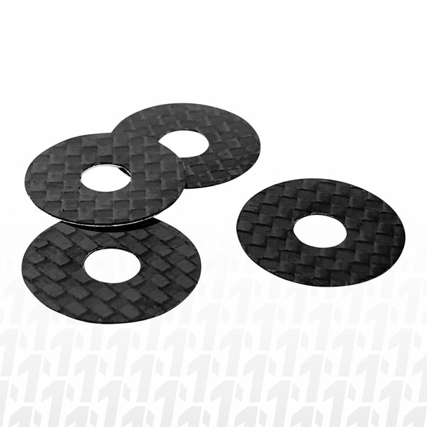 1Up Racing 10401 CF Protective Body Washers - 6mm Post