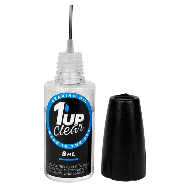 1Up Racing 120202 Clear Bearing Oil - 8ml Oiler Bottle