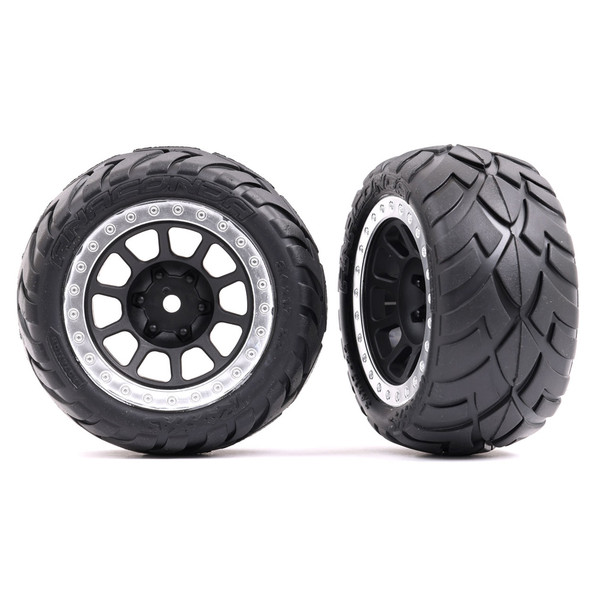 Traxxas 2478G Anaconda 2.2" Rear Tires w/ Beadlock Wheels / Foam Inserts : Bandit