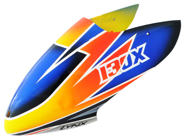 Lynx LX130X062 Air Brushed Fiber Glass Canopy T-REX Style Color Scheme #02 130X