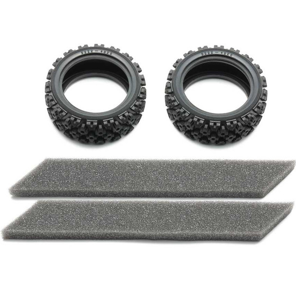 Tamiya 54861 RC Rally Block Tires Soft (2Pcs)