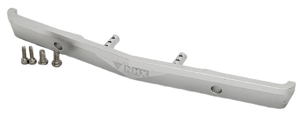 NHX RC Aluminum Front Bumper Mount -Silver :Axial SCX24 C10