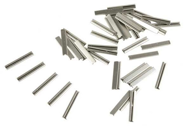 Walthers 948-83102 Code 83 or 100 Nickel-Silver Rail Joiners (48) HO Scale