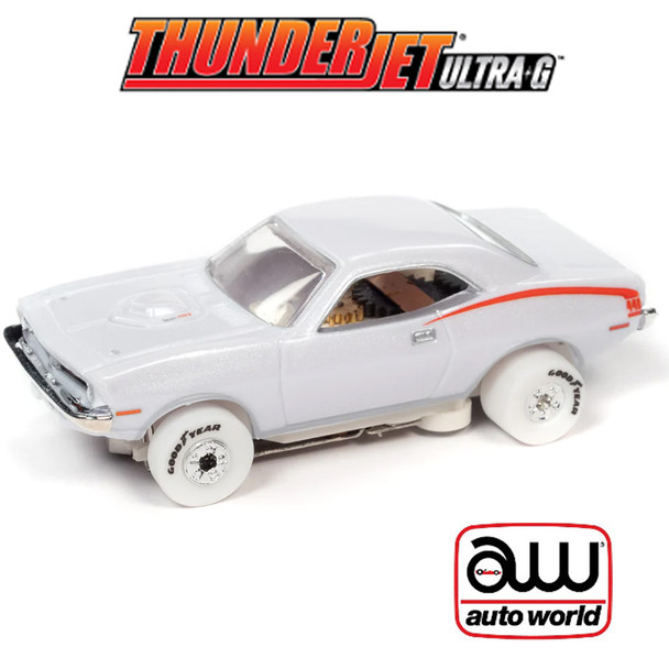 Auto World Thunderjet Ok Used Cars 1970 Plymouth Cuda iWheels HO Slot Car