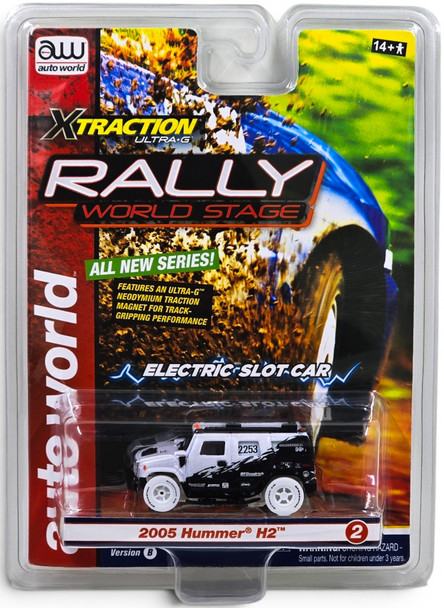 Auto World Xtraction Rally 2005 Hummer H2 iWheels HO Scale Slot Car
