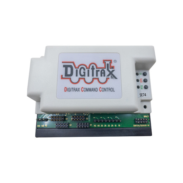 Digitrax SE74 16 Signal Head Controller Decoder w/4 Turnout Controls & 8 Input Lines