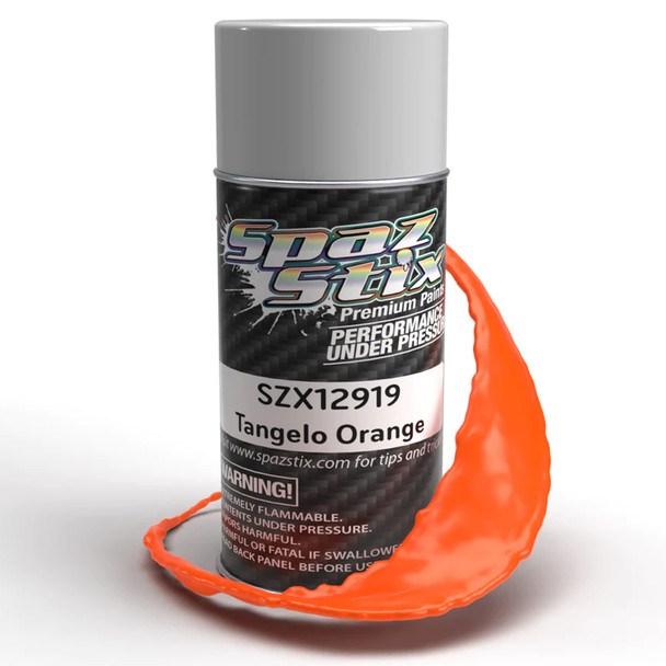 Spaz Stix 12919 Tangelo Orange Aerosol Spray Paint 3.5oz Can
