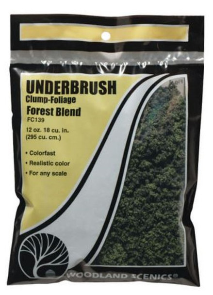 Woodland Scenics Underbrush Clump Foliage Forest Blend FC139