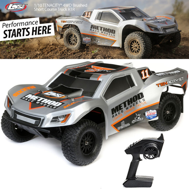 Losi LOS03024T1 1/10 TENACITY 4WD Brushed Short Course Truck RTR Method