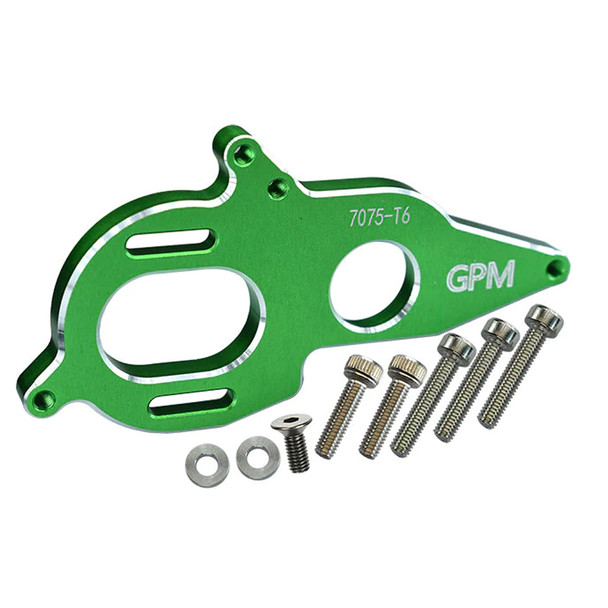 GPM Racing Aluminum 7075-T6 Motor Heatsink Plate Green : Kraton / Typhon