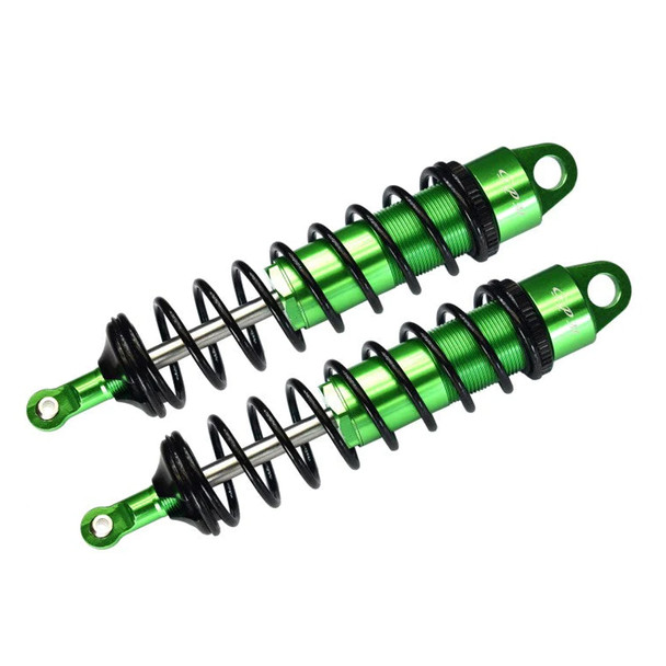GPM Alum 6061-T6 Rear Adjustable Spring Dampers 143mm w/6mm Shaft Green : Sledge