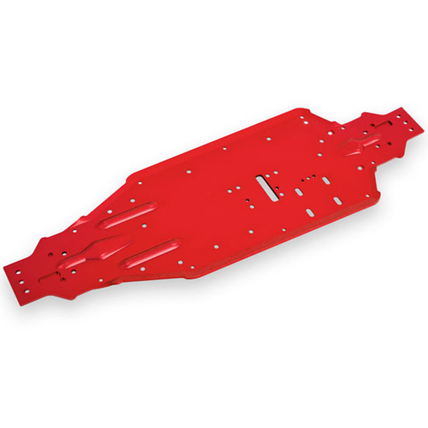 Traxxas 9522R Aluminum Chassis Red : Sledge