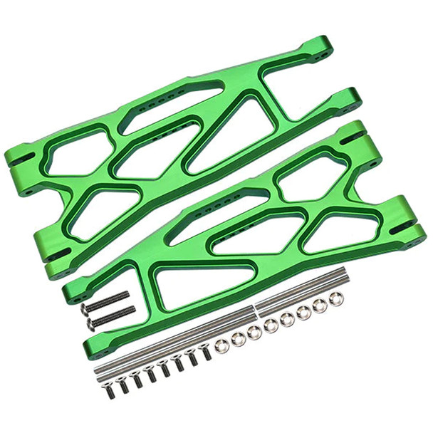 GPM Aluminum 6061-T6 Front Or Rear Extended Lower Arms Green : X-Maxx