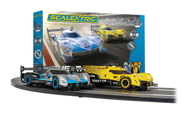 Scalextric C1412 Ginetta Racers Set 1/32 Slot Car Set