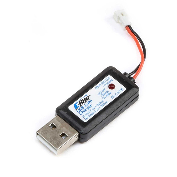 E-flite EFLC1015 1S USB Li-Po Charger 300mA