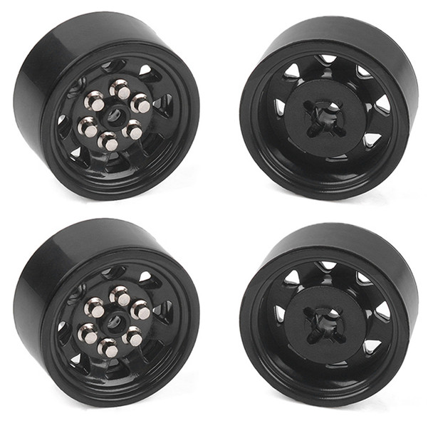 RC4WD Z-W0339 OEM Plastic 0.7" Beadlock Wheels Black (4)